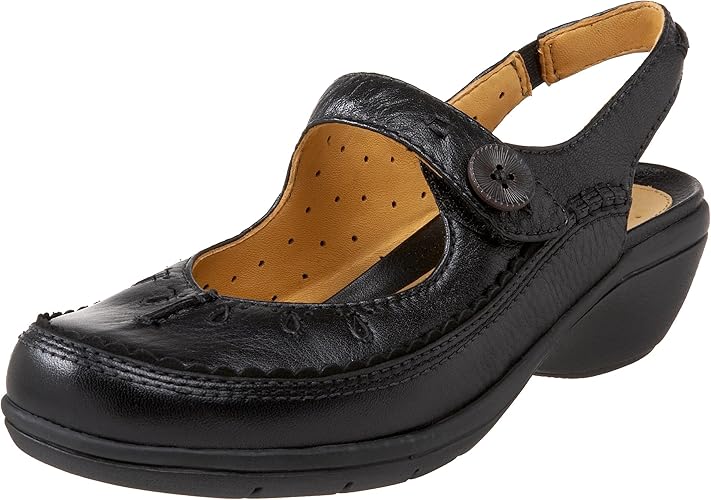 clarks unstructured mary jane shoes
