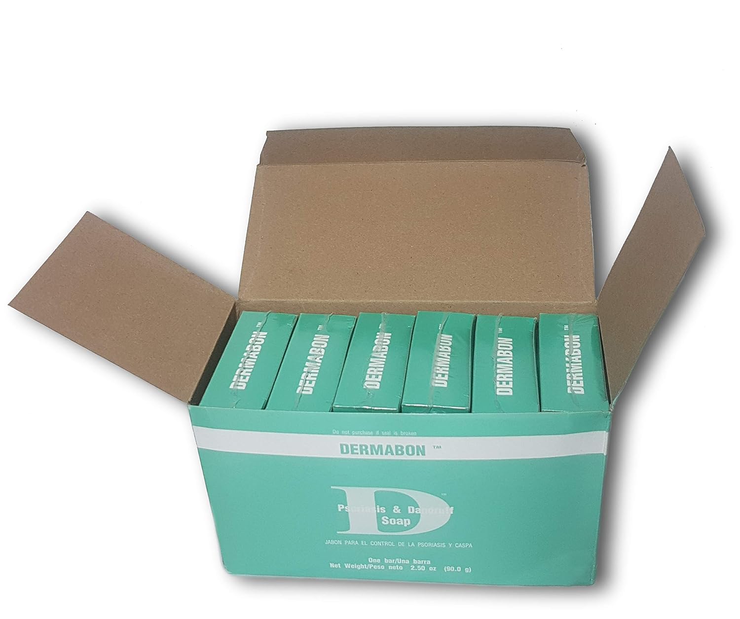 6pk Dermabon Psoriasis, Seborrheic Dermatitis, and Dandruff Soap