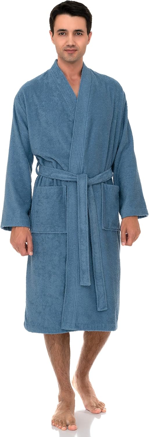 men's turkish cotton bathrobe