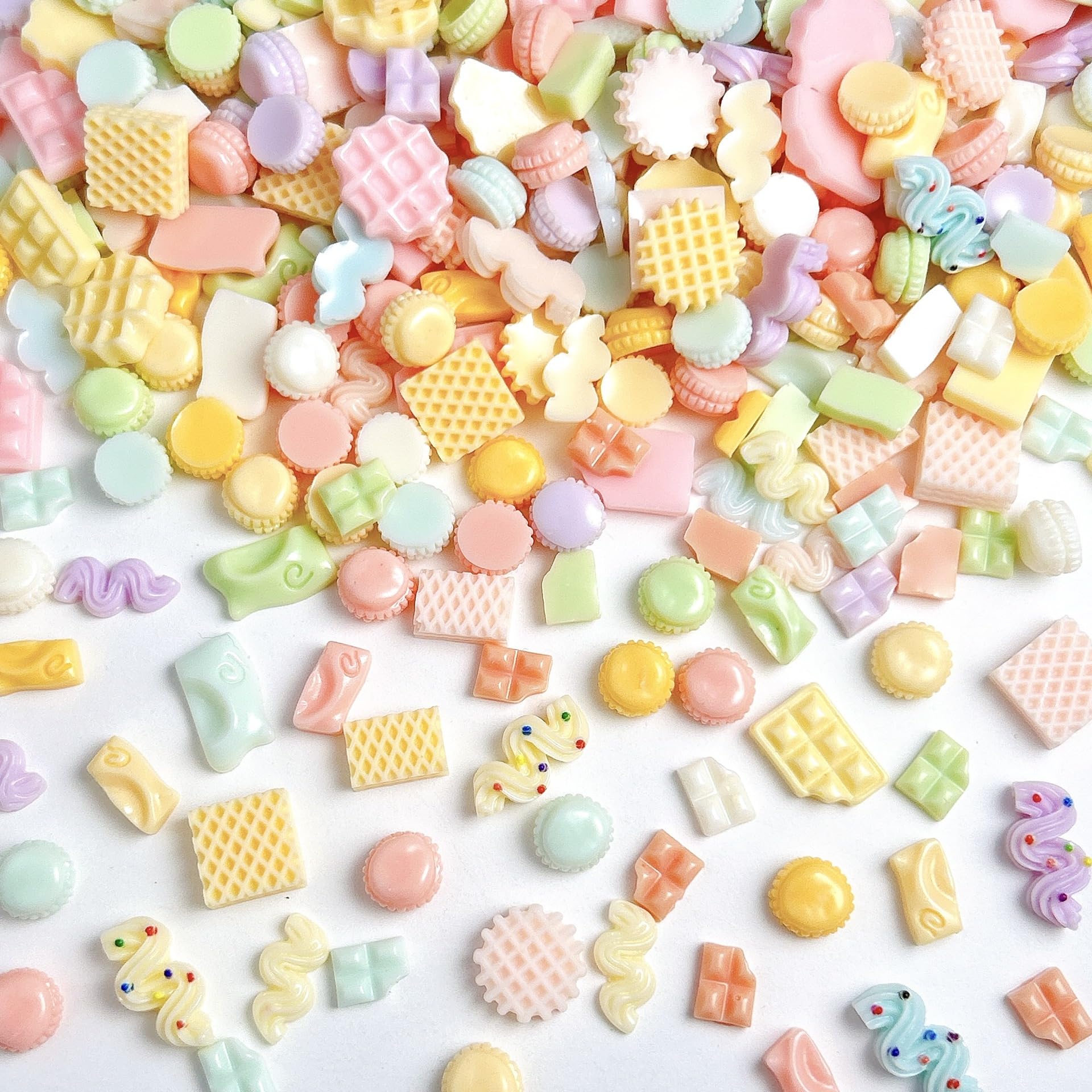 Photo 1 of 110Pcs Slime Charms Food Cute Set and Fruit Cute Set - Mixed Lot Assorted Food Resin Flatback Cute Sets for DIY Crafts Making,Decorations,Scrapbooking,Embellishments,Hair Clip A