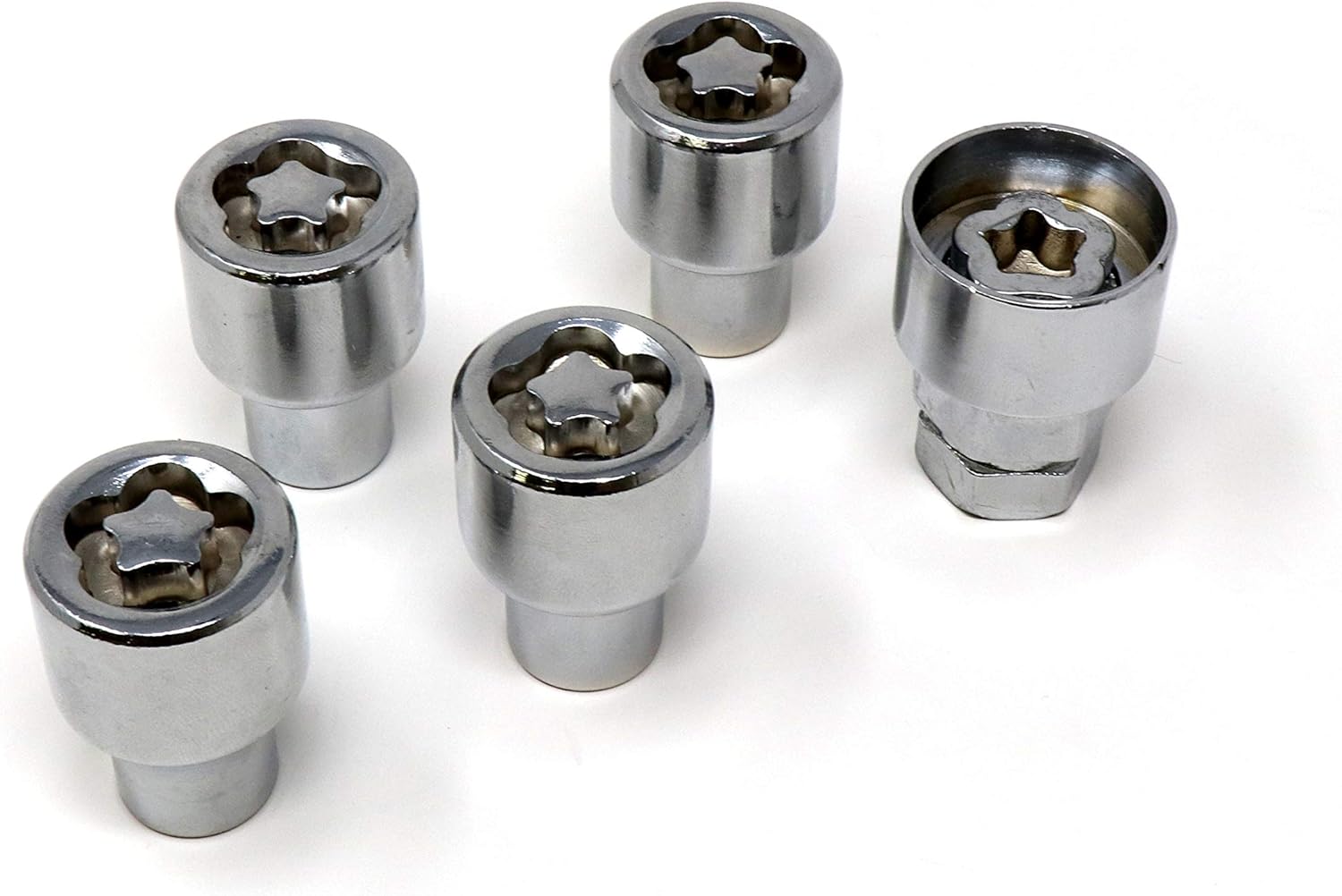 White Knight 42710 Chrome 12mm x 1.50 Mag Wheel Lock Set 4 Pack: Automotive