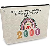 26th Birthday Gifts for Girls Makeup Bags, 2000 Happy 26th Birthday Decorations for Teen Girls, 26 Year Old Girl Birthday Gifts for Daughter, Sister, Granddaughter, Cosmetic Travel Pouch, Christmas