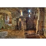 CSFOTO 7x5ft Cave Backdrop Stone Castle Funeral