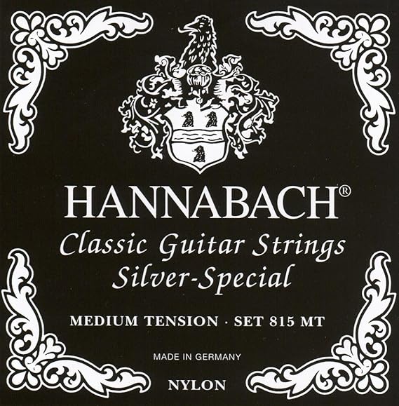 Hannabach Klassikgitarrensaiten Serie 815 Medium Tension Silver Special - Satz