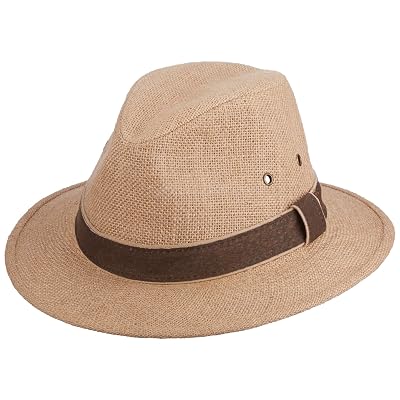 Scala Mens Plus Size Hemp Safari Hat 
