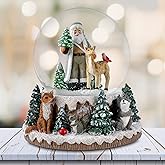 120 MM Santa with Friends Snow Globe by The San Francisco Music Box Company