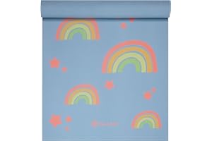 Gaiam Kids Yoga Mat Exercise Mat, Yoga for Kids with Fun Prints - Playtime for Babies, Active & Calm Toddlers and Young Children (60" L x 24" W x 3mm Thick)