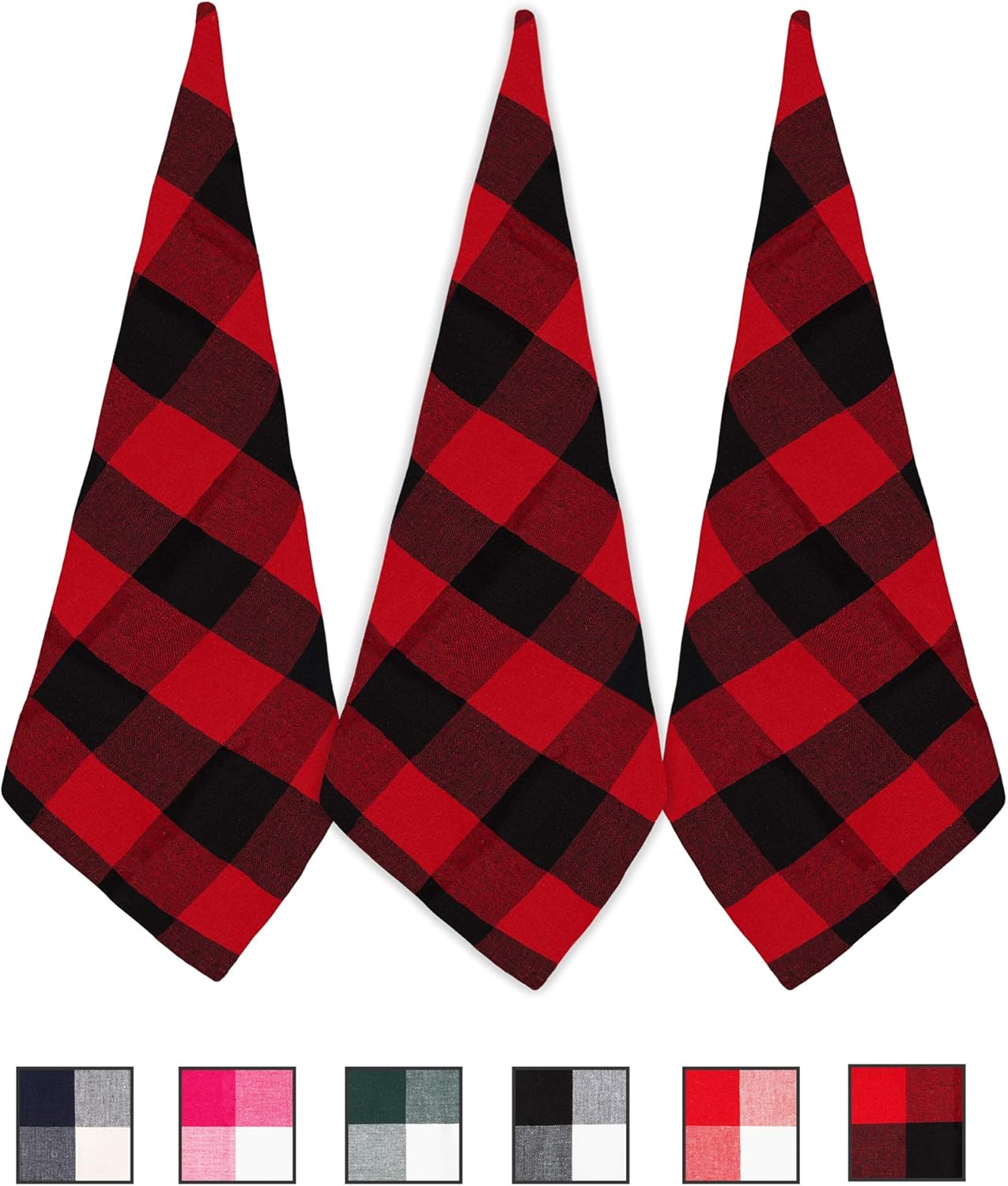 Best Cotton Buffalo Check Plaid Kitchen Towels