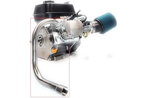 ARSPORT Exhaust With 3/4 thread for: Predator 212cc, Honda GX160, GX200, DuroMax 7 Hp...