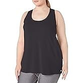 Amazon Essentials Women's Active Workout Quick Dry Tech Stretch Racerback Tank Top (Available in Plus Size), Multipacks