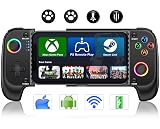 KICKDOT Wireless Phone Controller for iPhone/Android with Hall Joystick, Mobile Gaming Controller for iOS Support Xbox Game Pass, PlayStation, Steam Link, Call of Duty,Roblox, Cloud Gamepad