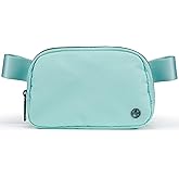Pander Belt Bag for Women, Fashion Waist Packs, Crossbody Bags, Everywhere Belt Bag with Adjustable Strap (Pale Turquoise).