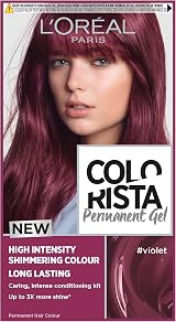 L'Oréal Colorista Permanent Gel Hair Dye Violet 3x Shine At-Home Colour view 1