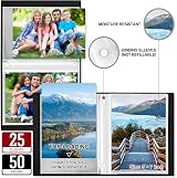Lanpn Photo Albums 7x5 2 Packs Linen Cover 52 Portrait Top Loading 13x18 view 4