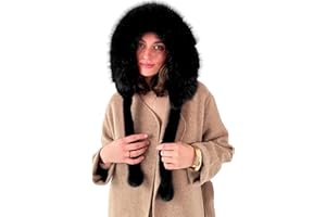 CATCHY & CRAFTY Faux Fur Hooded Winter Hats for Women Warm Fluffy Trapper Hats Head Ear Neck Cover Cold Weather Ski Cap