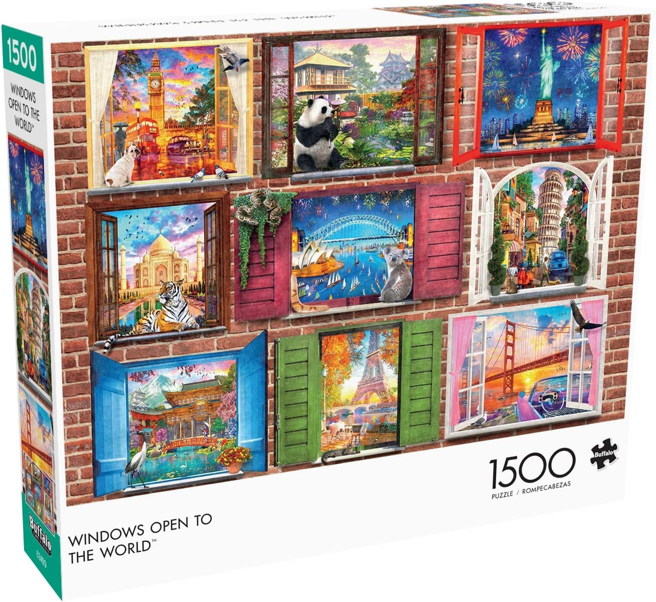 Buffalo Games - Windows Open to The World - 1500 Piece Jigsaw Puzzle