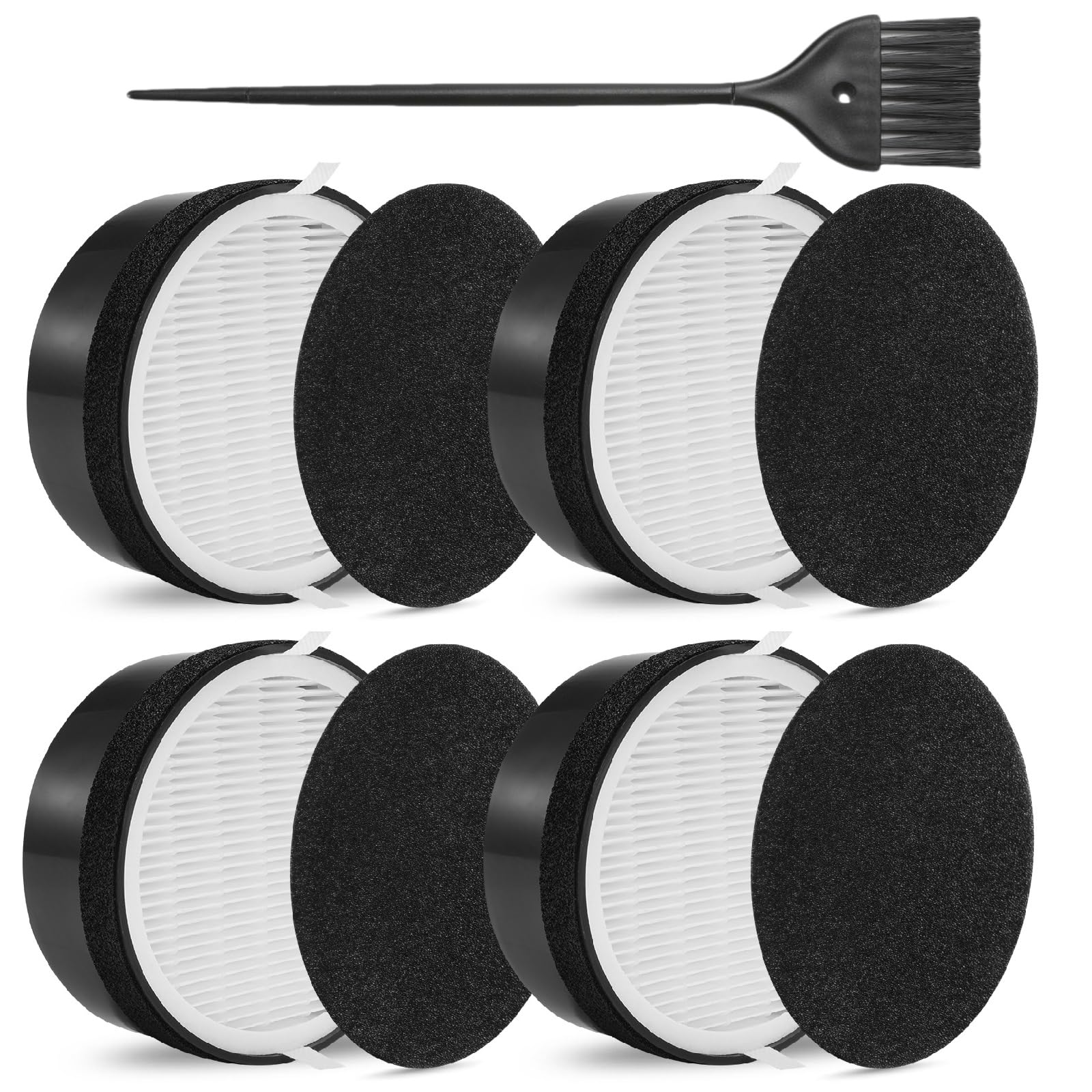 Photo 1 of DerBlue 4 PACK Replacement Filter Compatible with LEVOIT LV-H-132 Air Puri-fier,Activated Carbon Filters Set