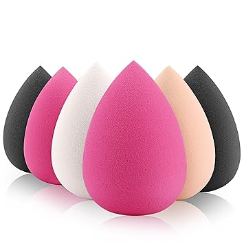 AY Make Up Sponge Beauty Blender Puff (Colour May Vary)-Set of 6