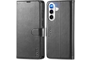 TUCCH Case Wallet for Galaxy S26+ Plus, Kickstand [RFID Blocking] Card Holder, Folio Magnetic PU Leather [TPU Shockproof Inte