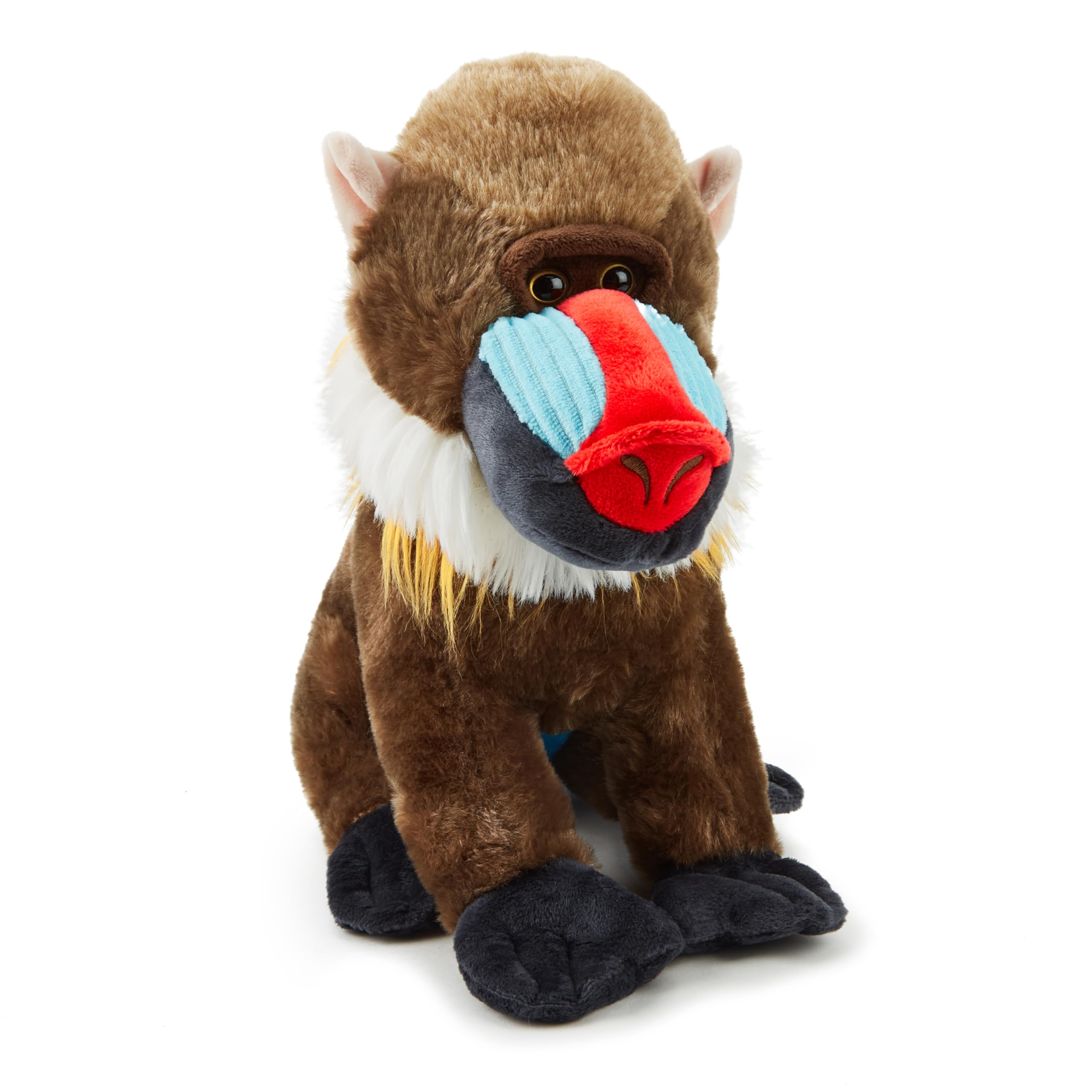 Zappi Co Mandrill Plush Toy (30cm) - Vibrant, Soft Monkey, Eco-Friendly, Ideal for Children's Tropical Explorations, Made from Recycled — image 1