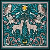 GT BANDANA 22"x22" Forest Animal Cotton Bandana Multi-Purpose Headbands