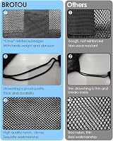 BROTOU Extra Large Drawstring Mesh Ball Bag 30 x 40 600D Polyester view 3