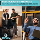 Triplast Pallet Stretch Wrap Roll 400mm x 250m Black Heavy Duty view 7