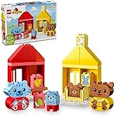 LEGO DUPLO My First Daily Routines: Eating & Bedtime Toy for Social and Emotional Roleplay, Animal Toys, Gift for Preschool K