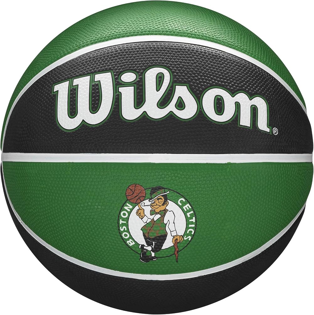 Wilson NBA Team Tribute Basketball Boston Celtics Outdoor Rubber Size 7