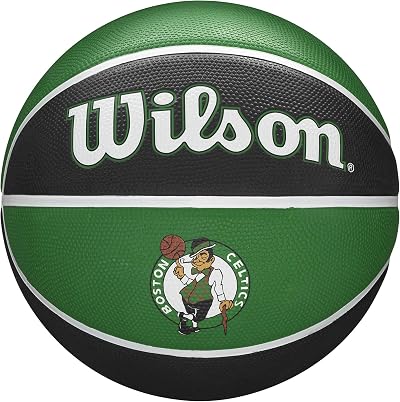 Wilson NBA Team Tribute Basketball Boston Celtics Outdoor Rubber Size 7