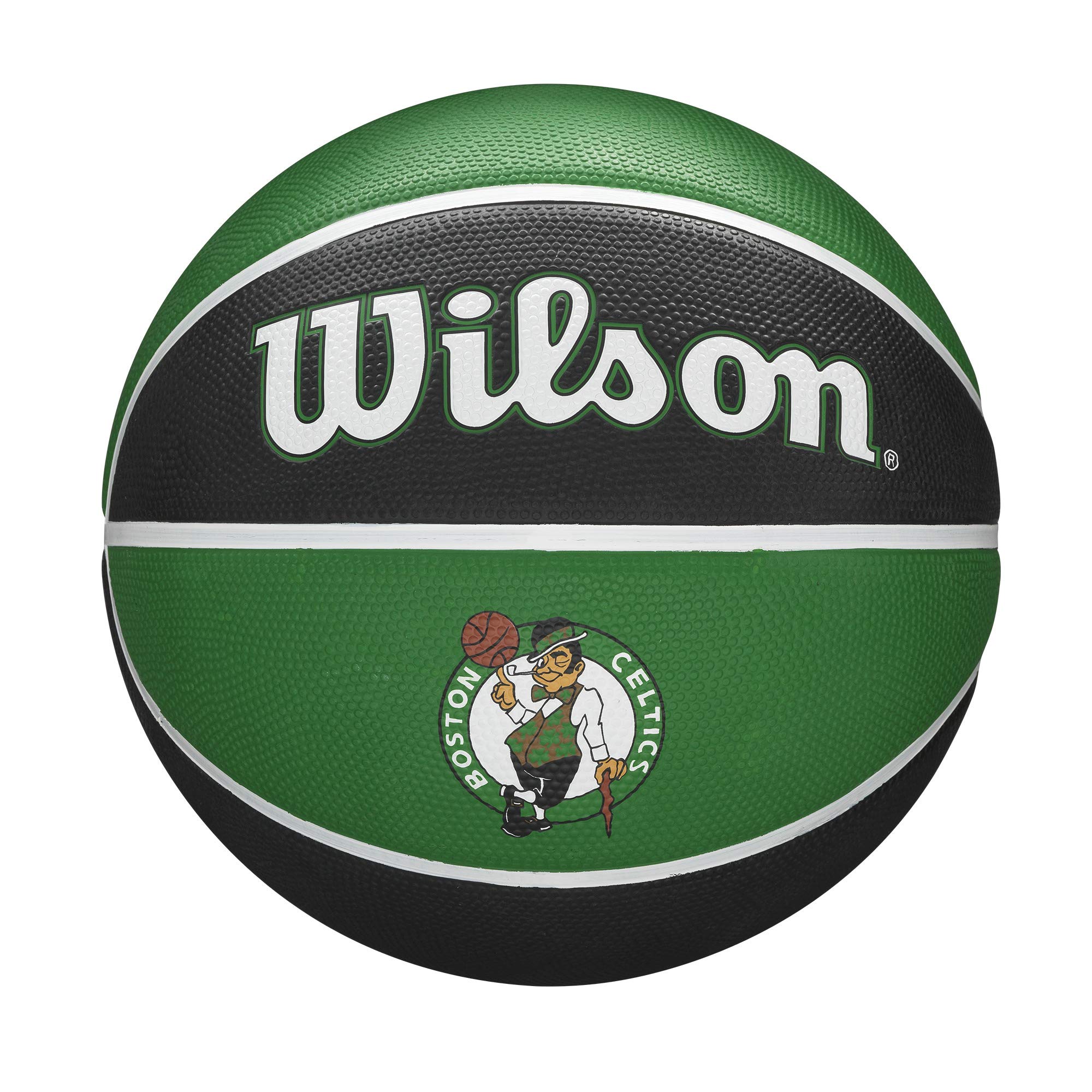 Wilson Basketball, NBA Team Tribute Model, BOSTON CELTICS, Outdoor, Rubber, Size: 7 — image 1