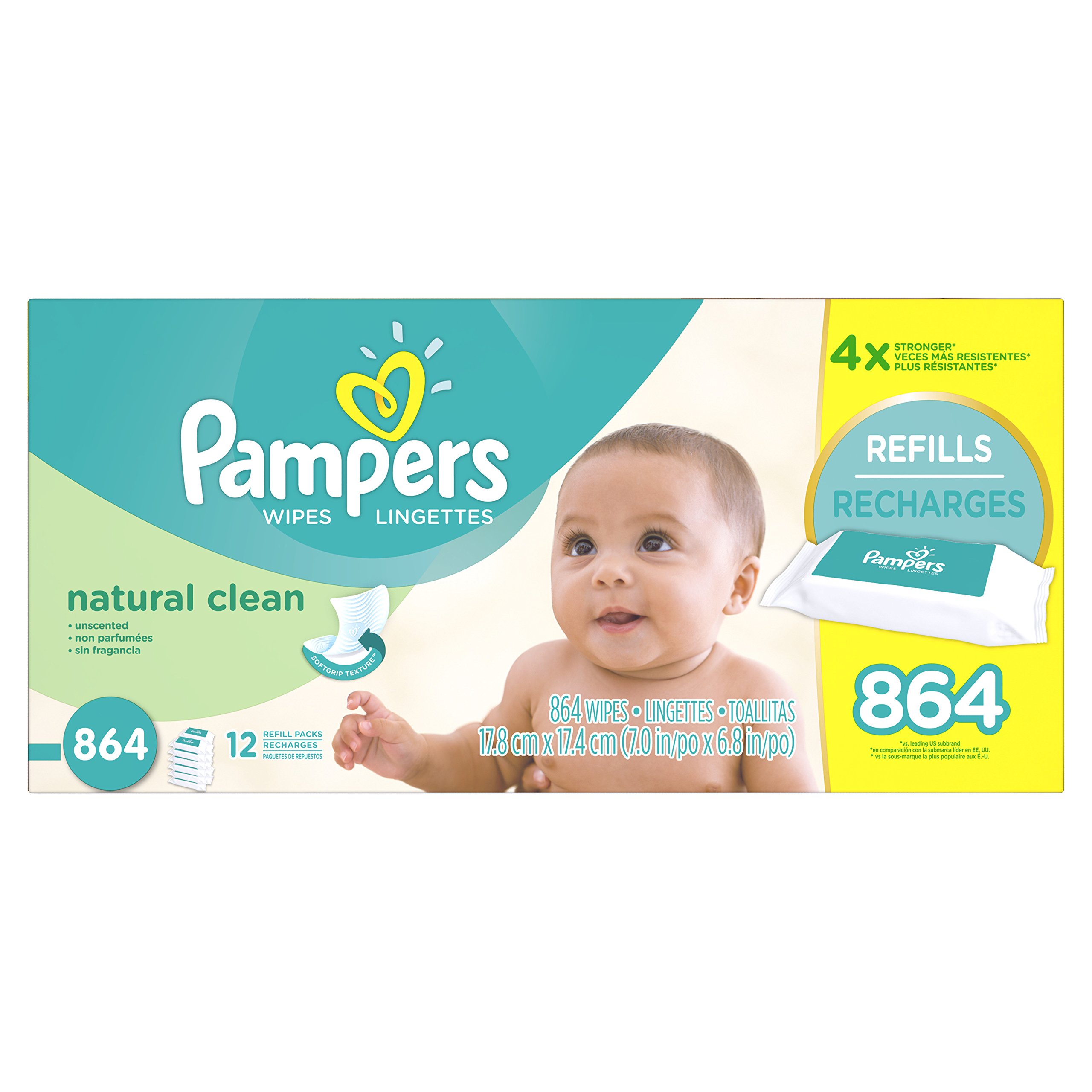 864 pampers wipes