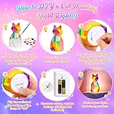 Dikence Cat Lamp Arts and Crafts Kit for Kids 6-12 USB Rechargeable view 4