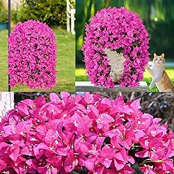 Siyaluens 2Pcs UV Resistant Artificial Flowers for