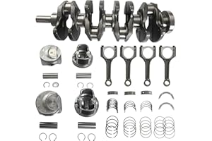 2.0T Engine Crankshaft w/Connecting Rods Pistons & Bearing Kit Fit for Hyundai Kia Genesis Coupe Santa Fe Sonata Optima Sport
