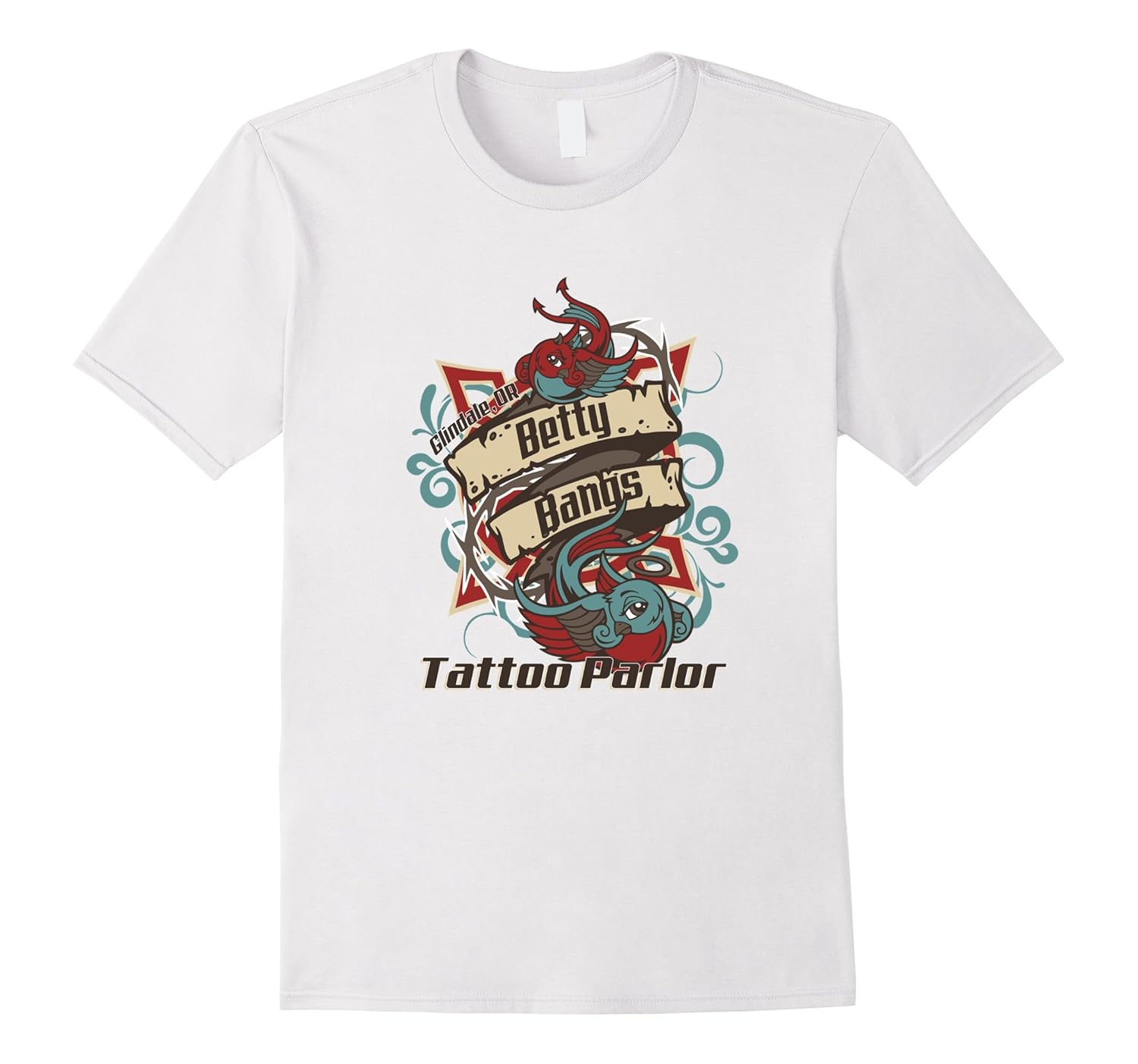 Tattoo Parlor T Shirts For Women Graphic Tees For Men-Art – Artvinatee