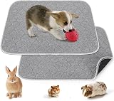 ULIGOTA 2 Pack Washable Dog Pee Pads 60x45cm Reusable Absorbent view 2