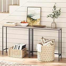 HOOBRO 2 Pack Narrow Sofa Console