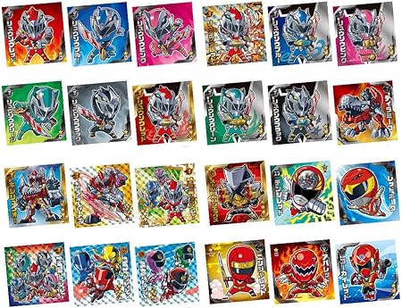 Amazon スーパー戦隊 シールウエハース リュウソウジャー登場 編 全24種セット フルコンプ お菓子は付属しません シールのみです おもちゃ おもちゃ