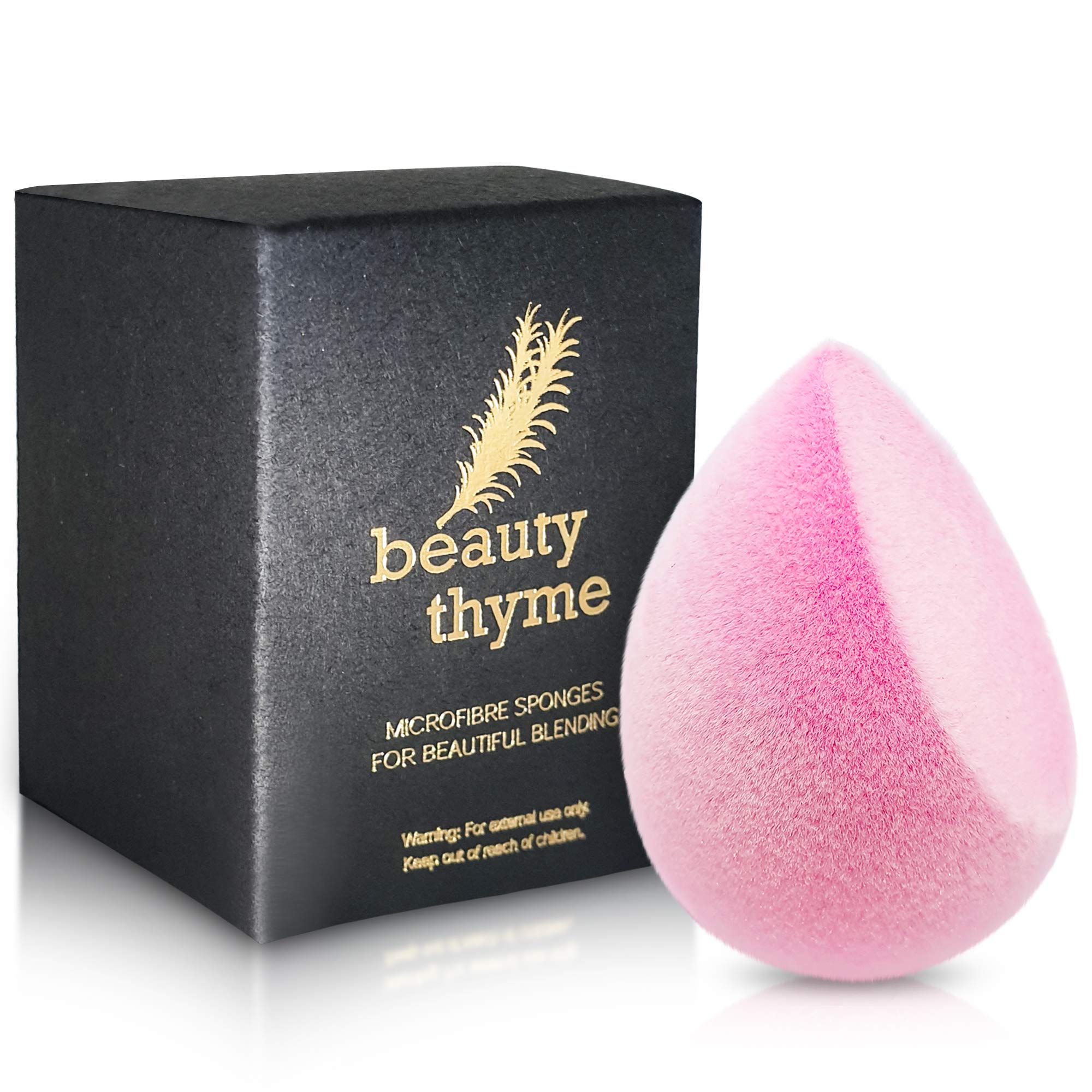 Velvet Beauty Sponge Blender - Vegan Super Soft - Flawless Application and No Foundation Waste (Pink - Baby Pink), perfect present for wife/girlfriend/teenage girl.