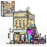Funwhole Skate-Shop Lighting Building-Bricks Set - Street Fusion City Skate Store Collection LED Light Modular Building Kit 1