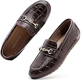 BGSTGUDS Women's Wide Loafers Shoes Cute Dressy Shoes Ladies Comfort Slip Ons Work Shoes