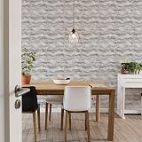 Arthouse Painted Canvas Wallpaper Grey 921605 Paste Wall Straight Match 56cm view 2