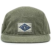 Croogo 5 Panel Hat Flat Brim Baseball Cap Snapback Hats for Men Vintage Trucker Dad Hat Hip Hop Street Style Skateboard Hats