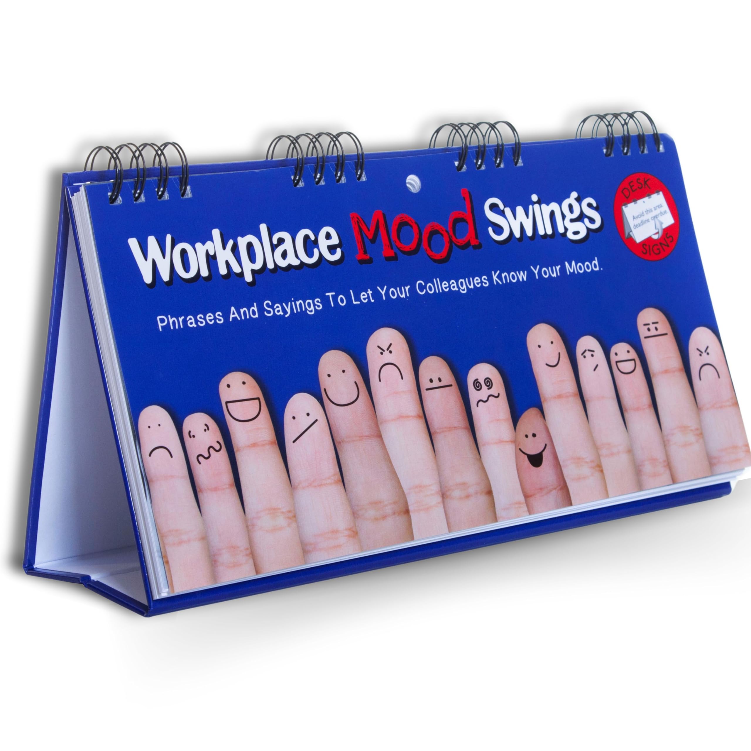 Workplace Mood Swings Flip Book - Phrases And Sayings To Let Your Colleagues Know Your Mood: Fun Gift For Colleagues: 1