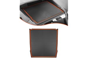 ANOWVI Dashboard Mats for Subaru Forester Accessories 2019-2023/ Crosstrek 2018-2023 / Impreza 2018-2023 Car Interior Silicone Material Dash Pad Liner (Upgrade,1 pcs Orange Trim Dashboard Mat)