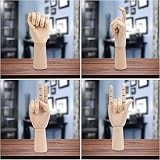 BELLE VOUS Wooden Mannequin Hands 30 cm Left & Right 2 Pack for Art Drawing view 4