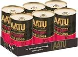 AATU 90/10 Wet Dog Food Angus Beef 6x400g Grain Free No Artificial
