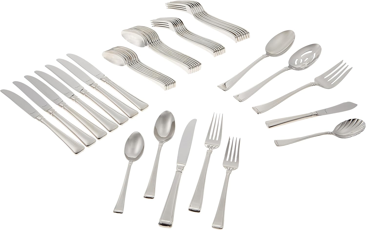 Gorham Column 45-piece Flatware Set, Silver - 846853