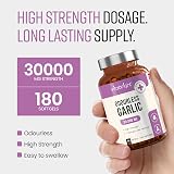 VitaBright Odourless Garlic Capsules High Strength 30000mg 180 Caps view 8